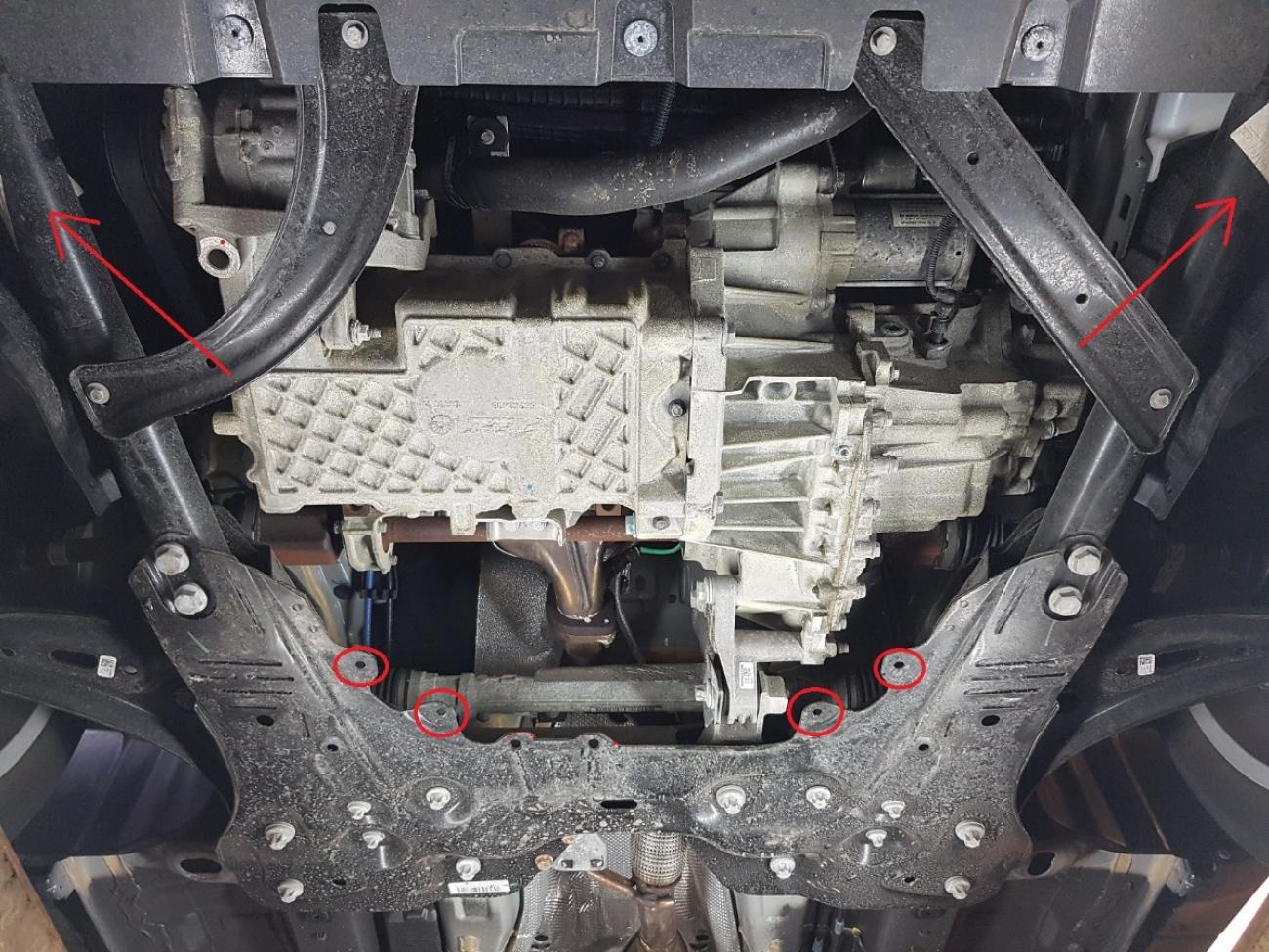Engine skid plate Fiat 500x - 3