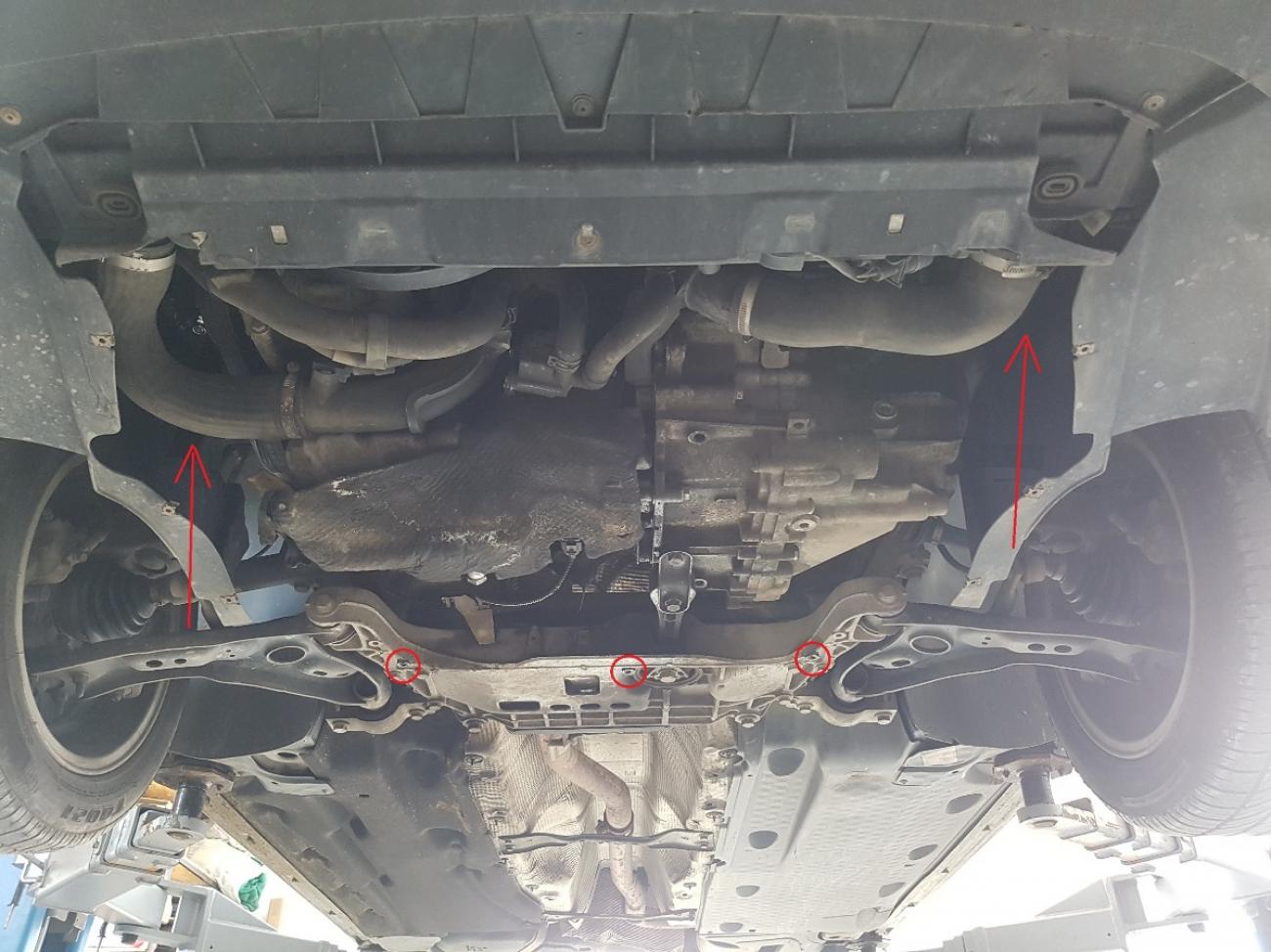Engine skid plate VW Passat CC - 3
