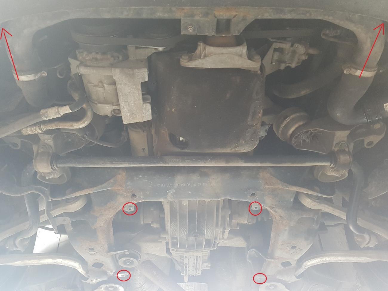 Engine skid plate VW Passat B5.5 - 4