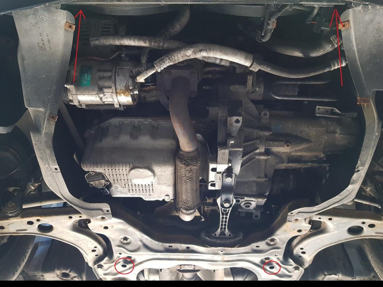 Engine skid plate Volkswagen Golf 4 - 3