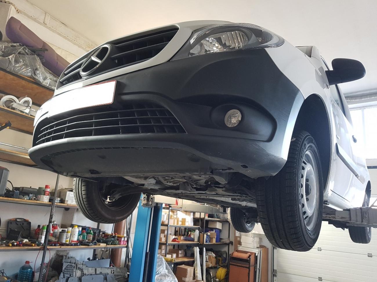 Engine skid plate Mercedes Citan - 7