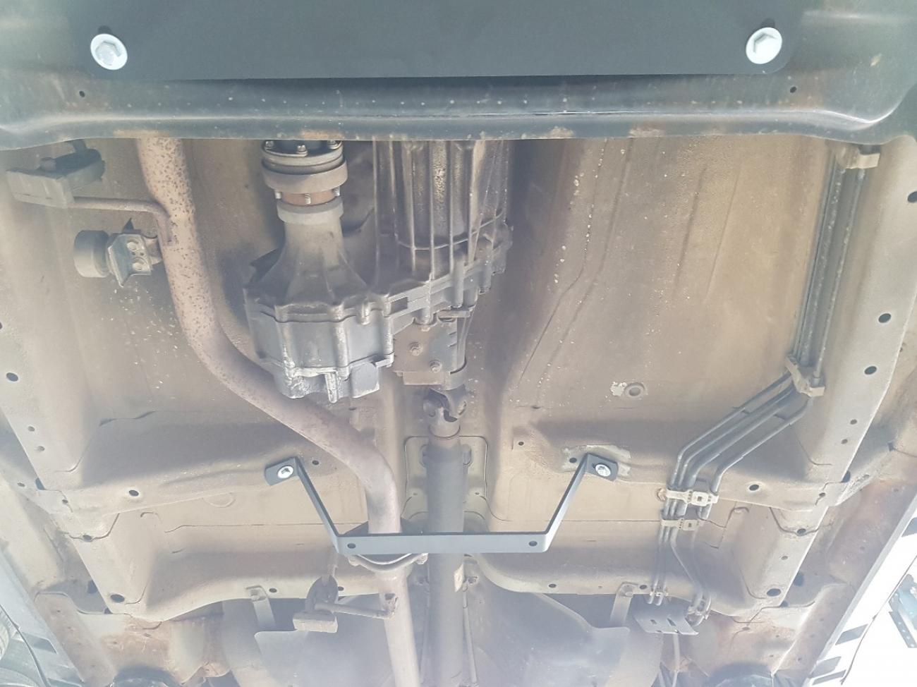 Gearbox and differential skid plate for Suzuki Grand Vitara 2 - 4
