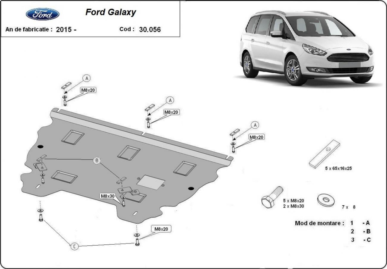 Engine skid plate Ford Galaxy 3 - 2