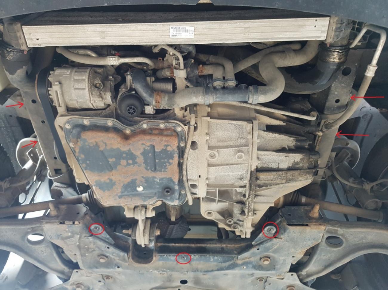 Engine skid plate Opel Movano - 3