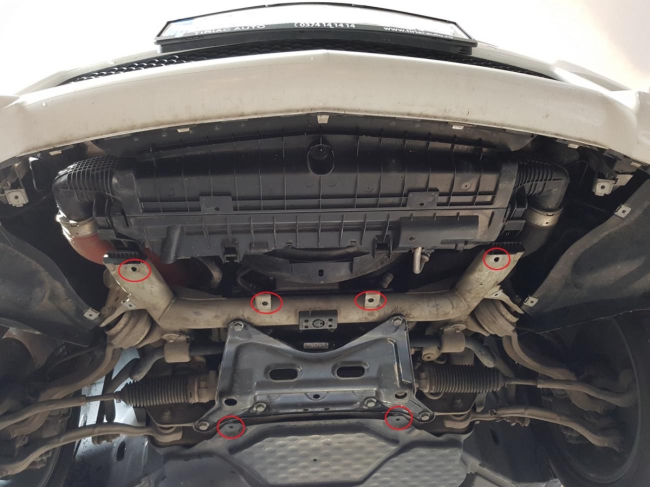 Engine skid plate Mercedes E-Class W212 - 3