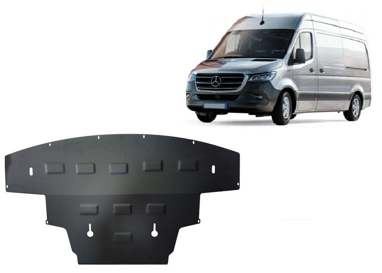 Engine skid plate Mercedes Sprinter-rear-wheel drive