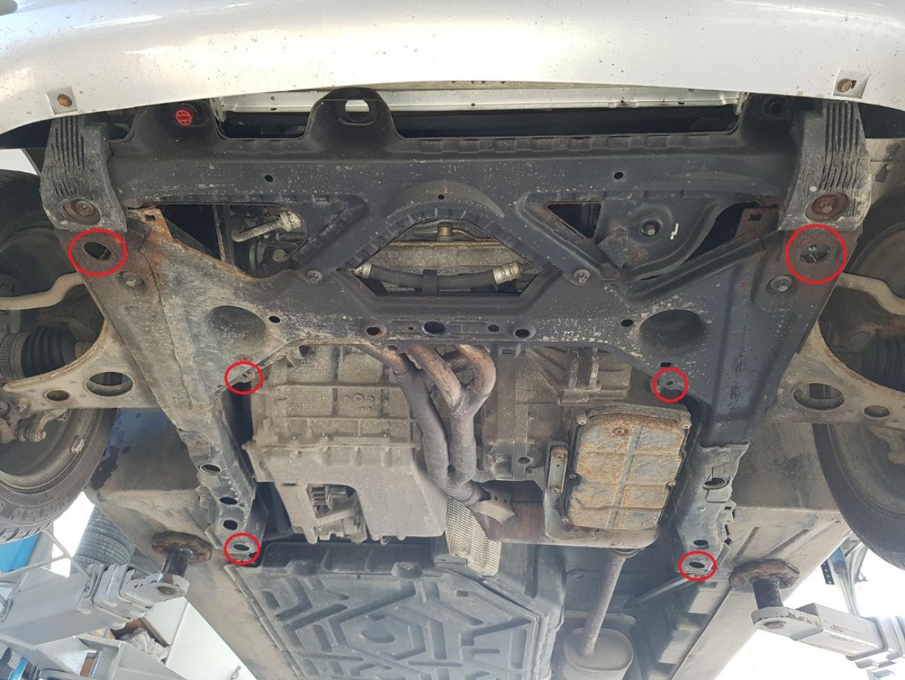 Engine skid plate Mercedes A-Class W168 - 3