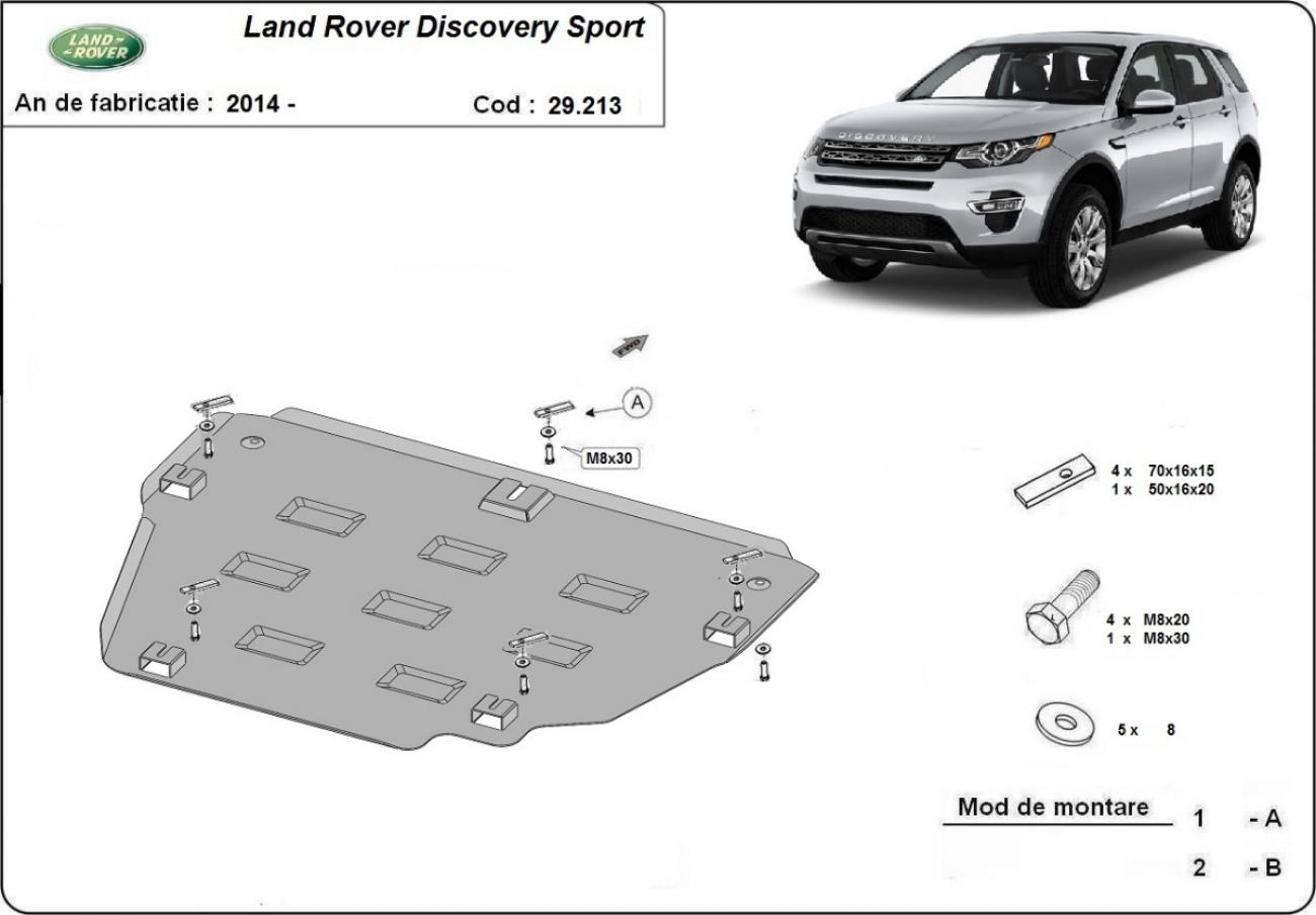 Engine skid plate Land Rover Discovery Sport - 2