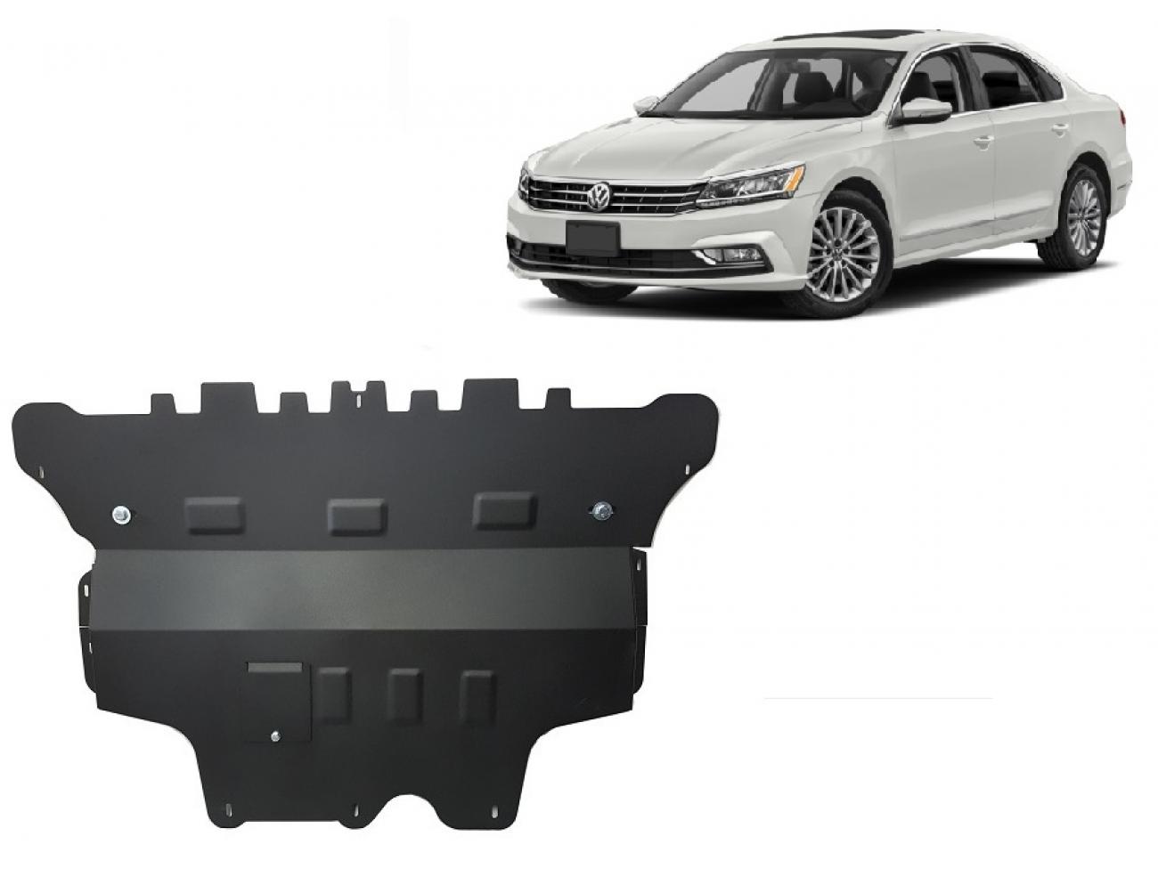 Engine skid plate Volkswagen Passat B8 - manual gearbox
