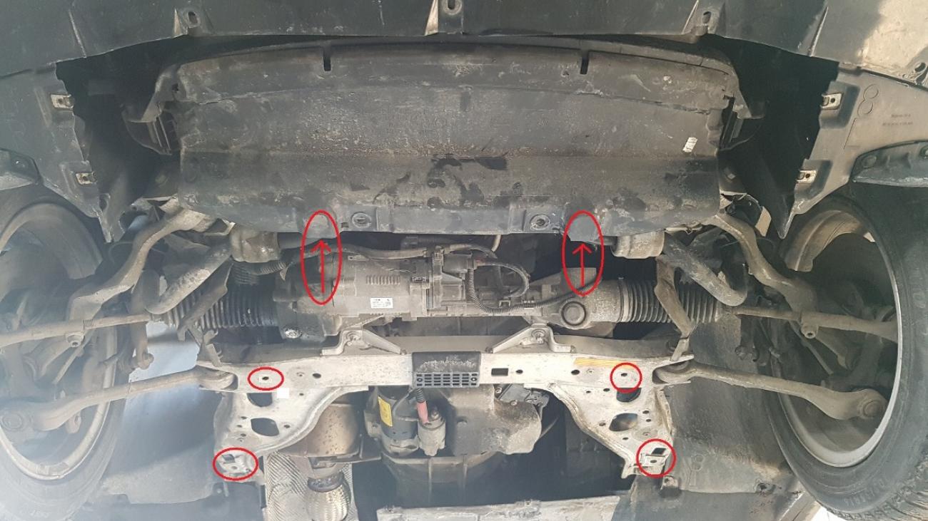 Engine skid plate BMW Seria 1 E81;E87 - 3