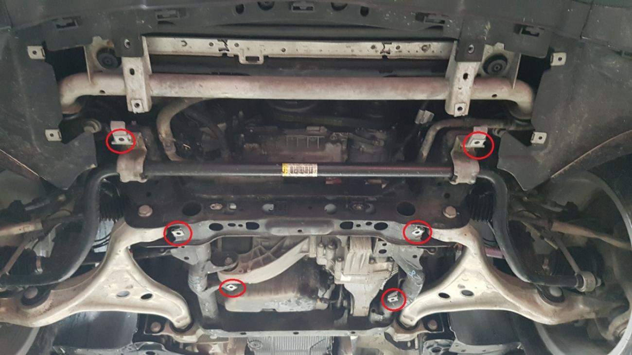 Engine skid plate Mercedes GLE X166 - 3