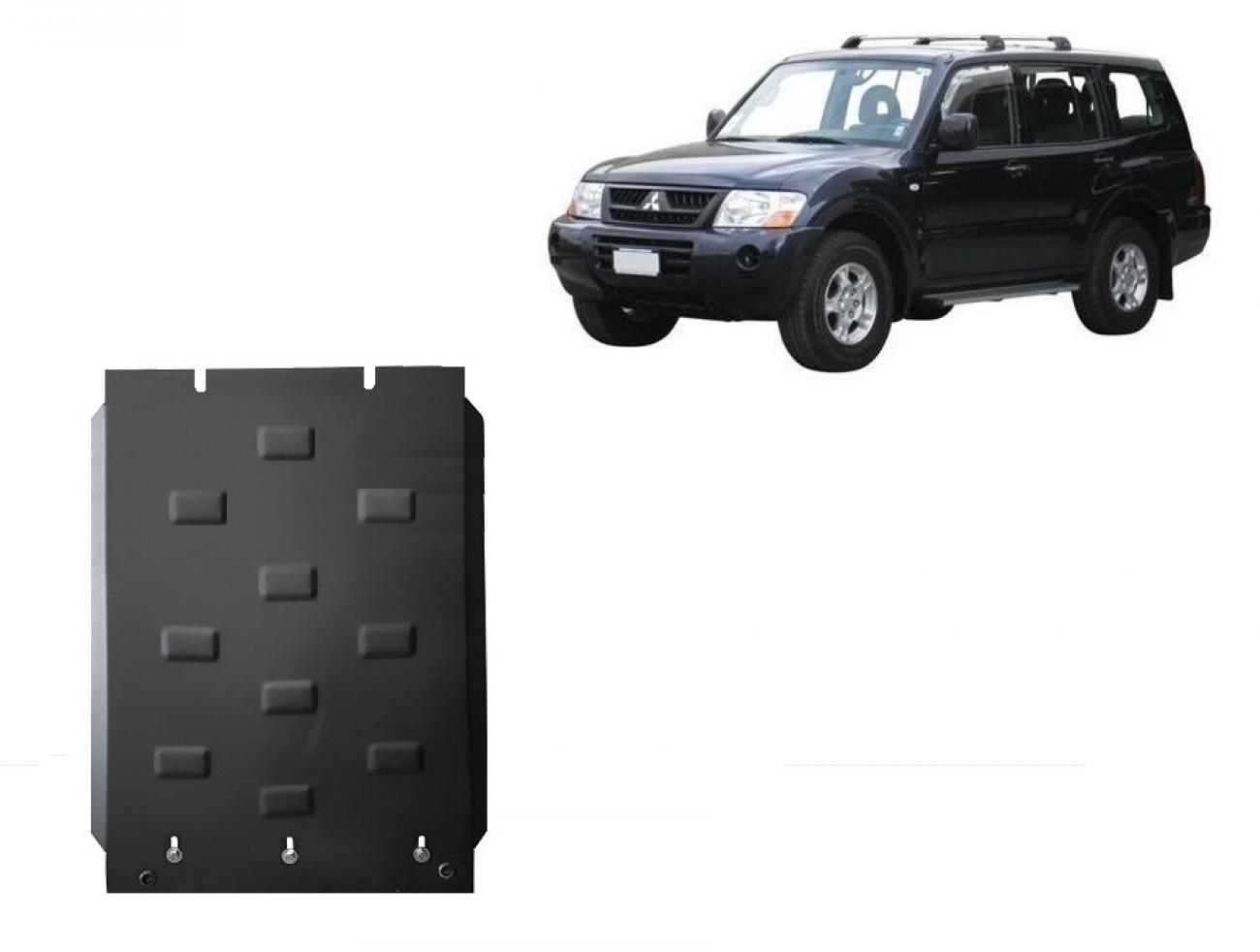 Gearbox skid plate for Mitsubishi Pajero 3 (V60, V70)