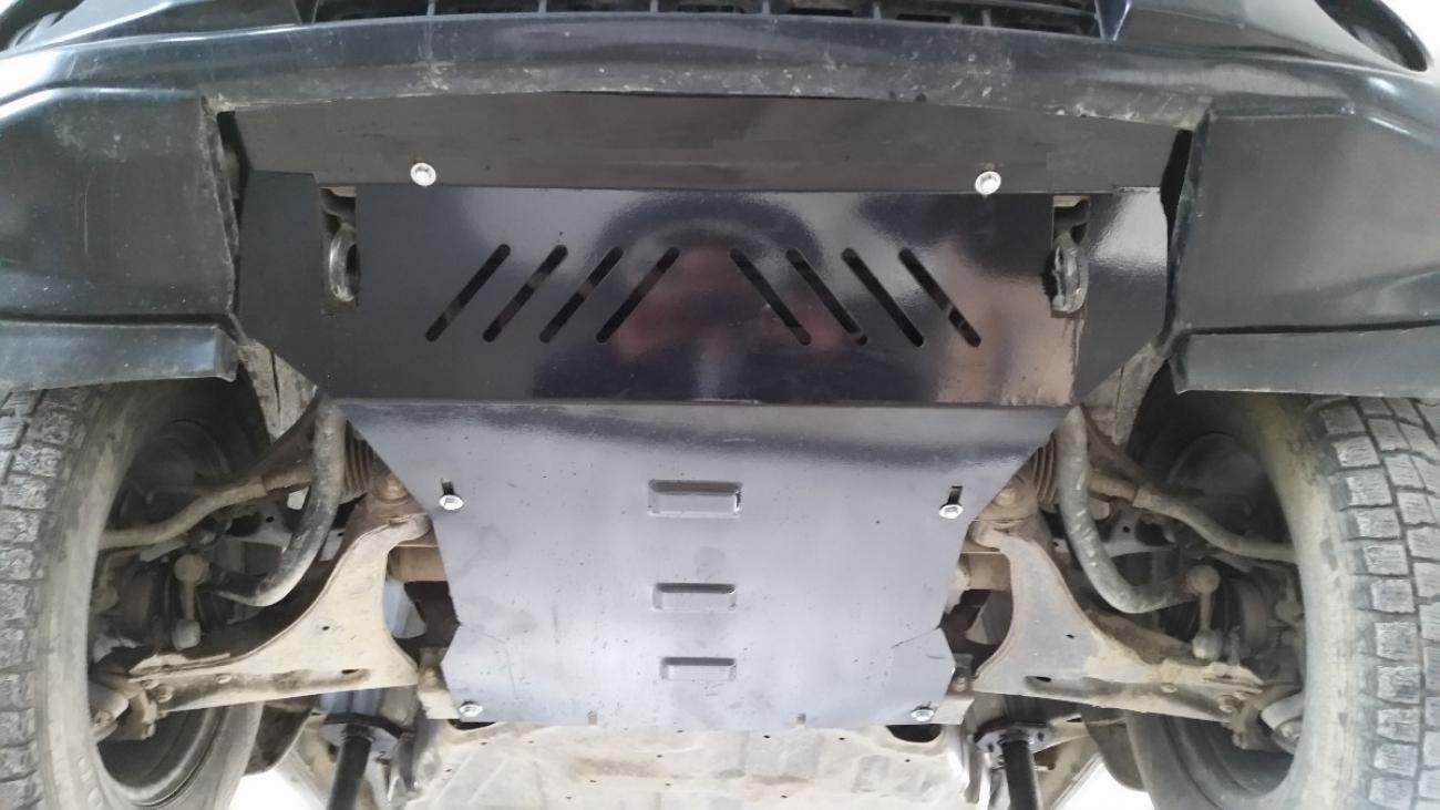 Engine and cooler skid plate Mitsubishi Pajero 4 (V80, V90) - 4