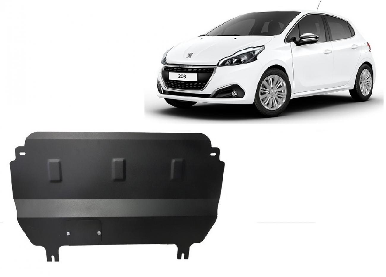 Engine skid plate Peugeot 208