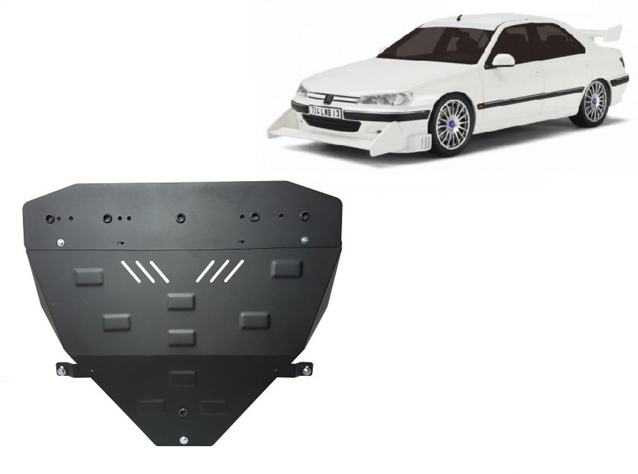 Engine and gearbox skid plate Peugeot 406