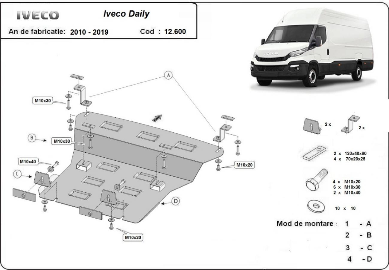 Engine skid plate Iveco Daily 6 - 2