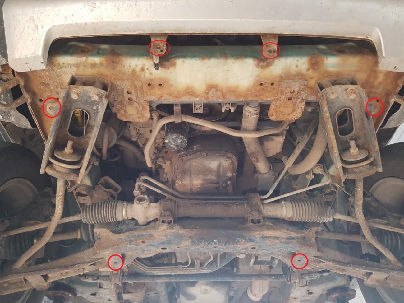 Engine skid plate Mitsubishi Pajero Pinin - 3