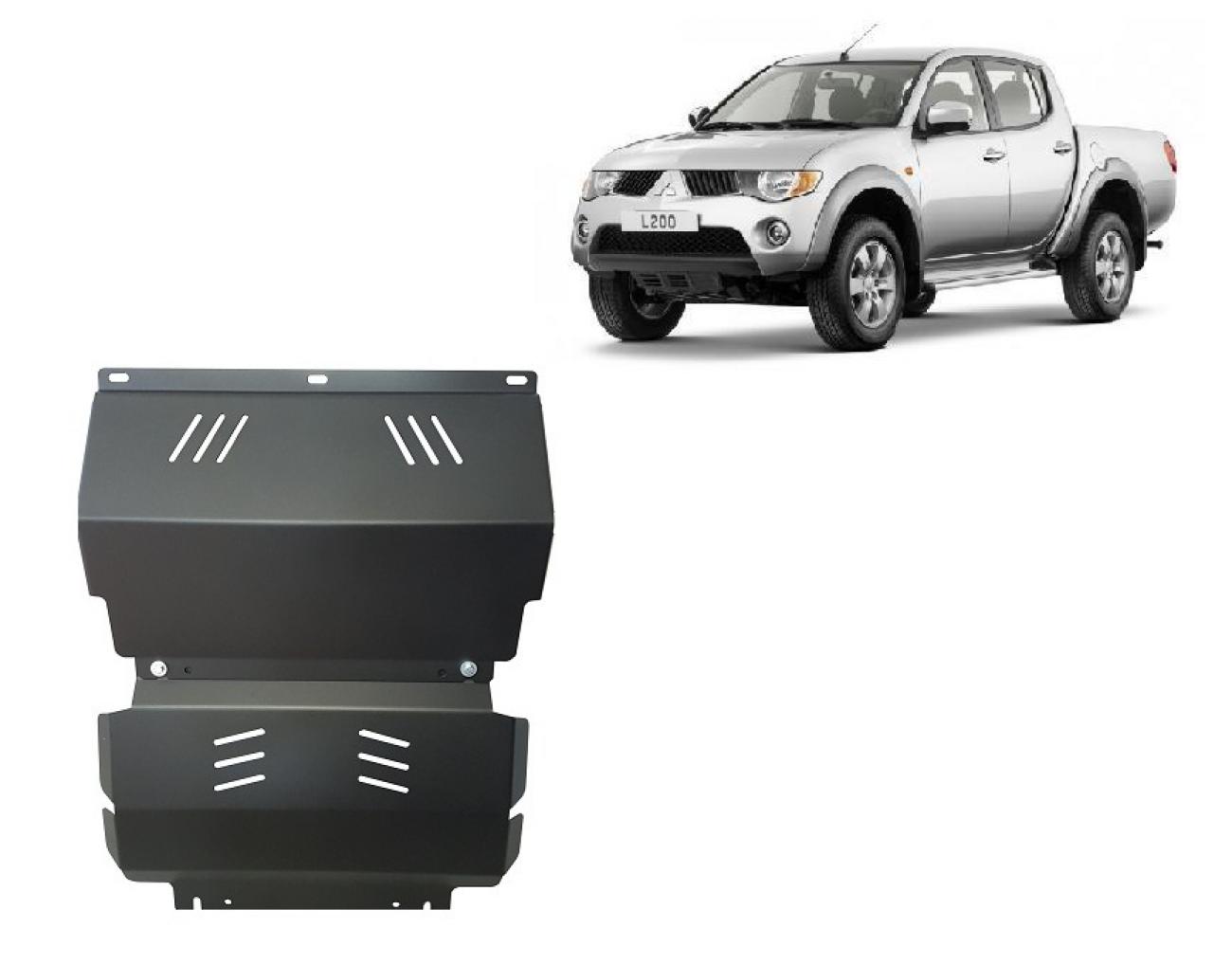 Engine and cooler skid plate Mitsubishi L 200