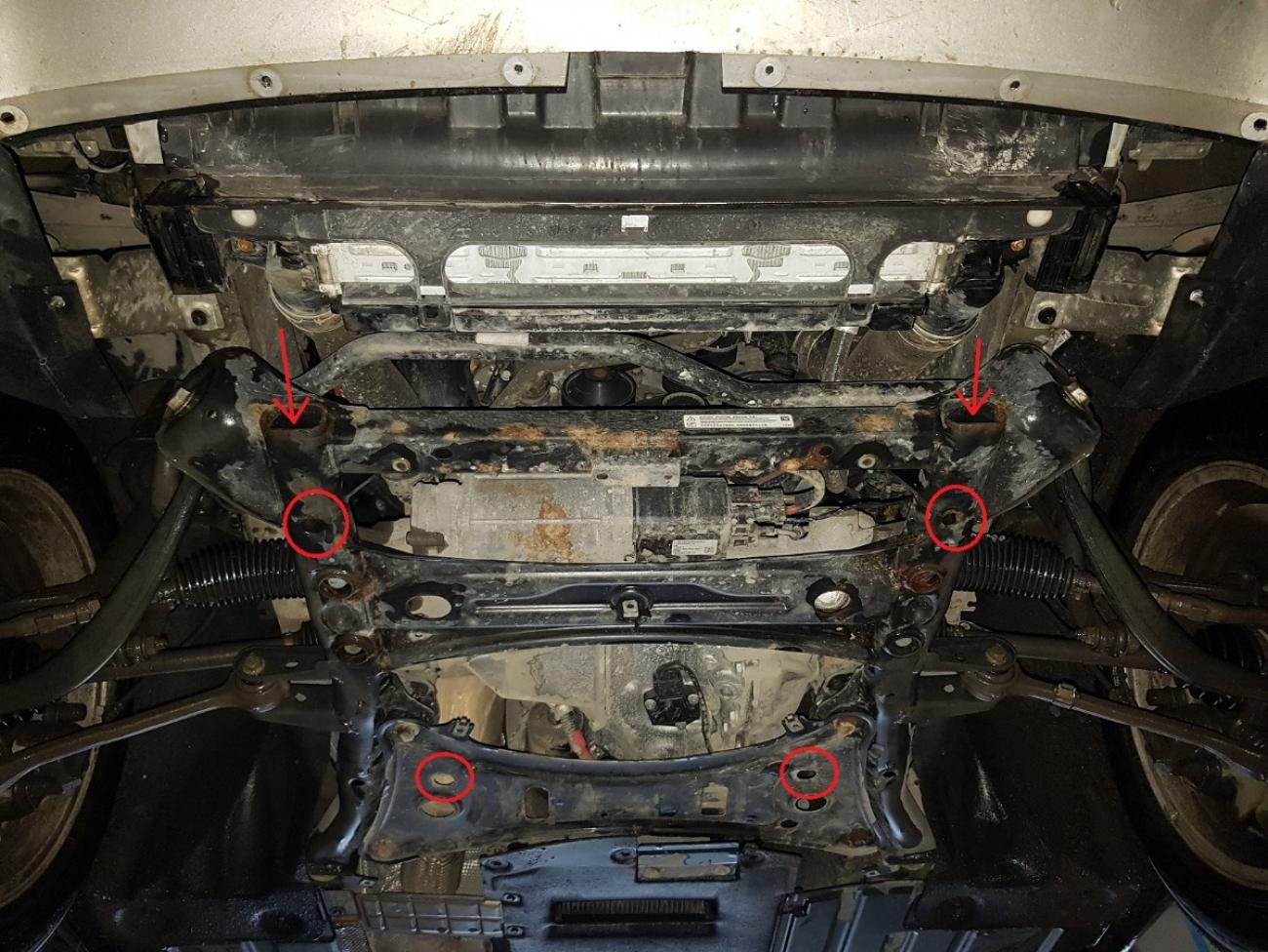 Engine skid plate BMW X4 - 3