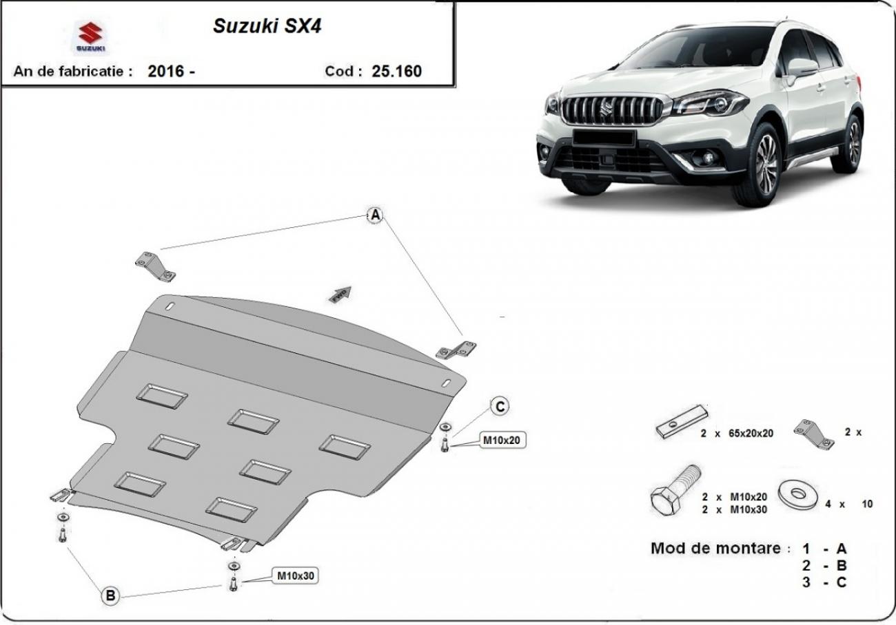 Engine skid plate Suzuki SX 4 - 2