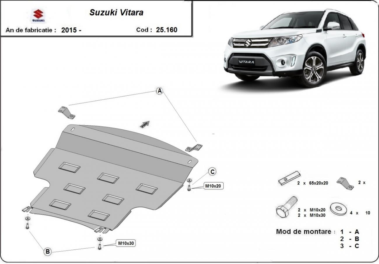 Engine skid plate Suzuki Vitara - 2
