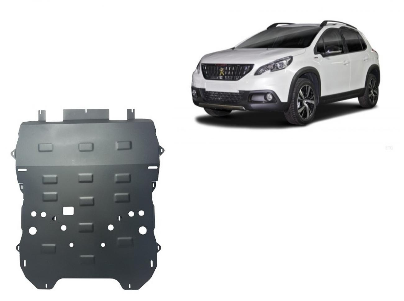 Engine and gearbox skid plate Peugeot 3008