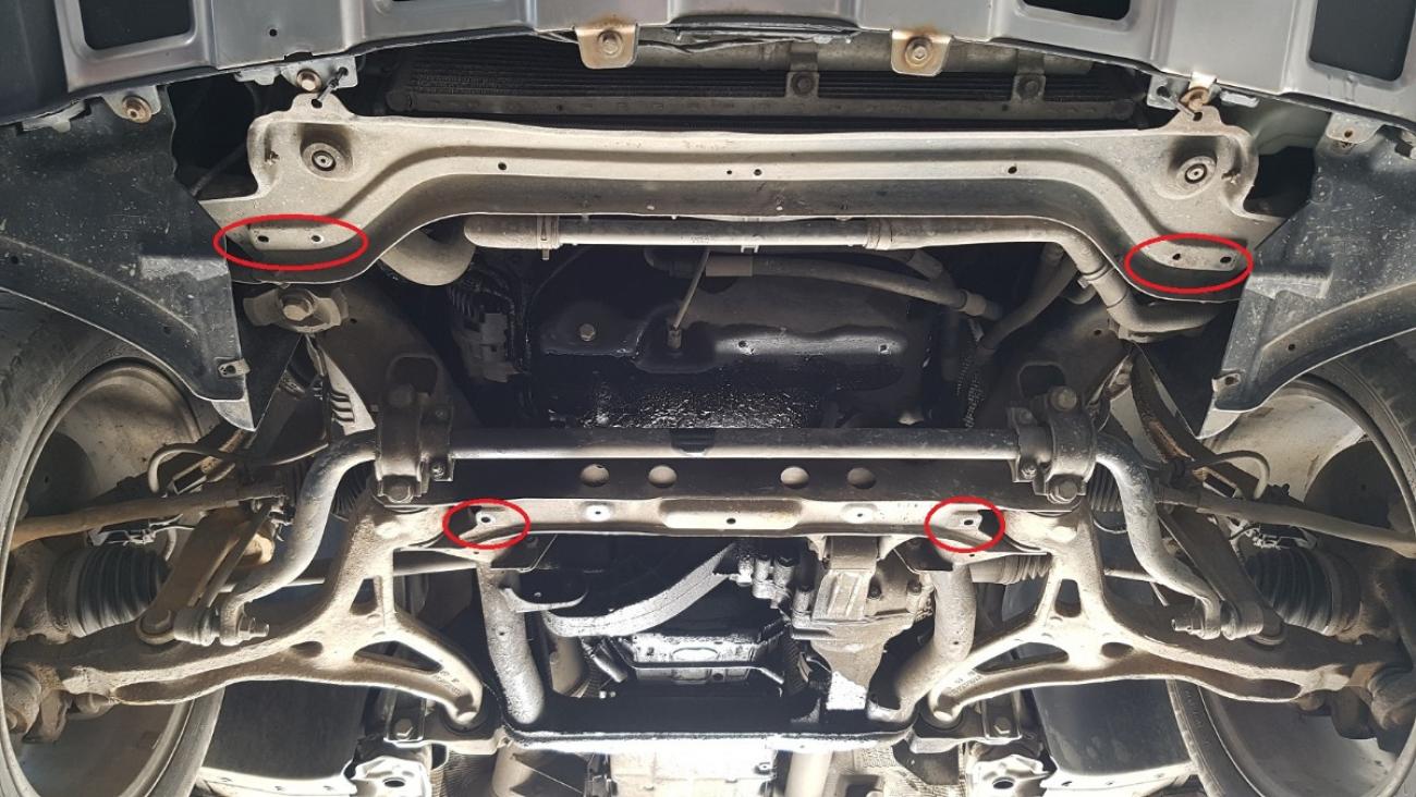 Engine skid plate Mercedes ML W164 - 3