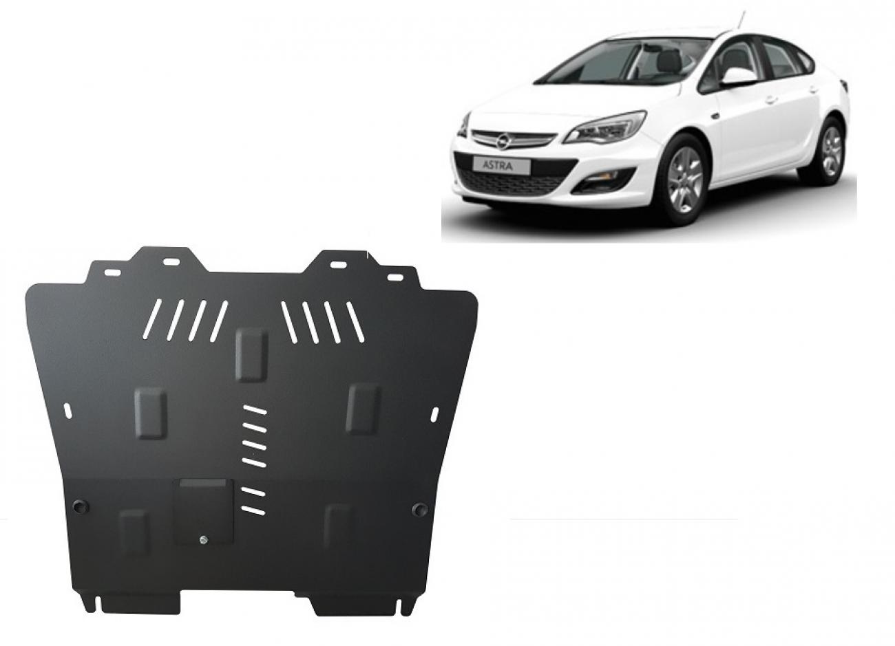 Engine skid plate Opel Astra J Sedan