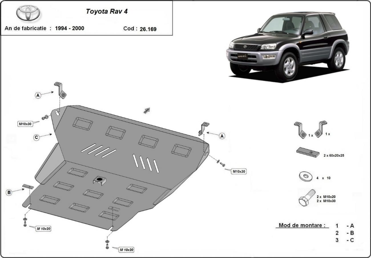 Engine skid plate Toyota RAV 4 - 2