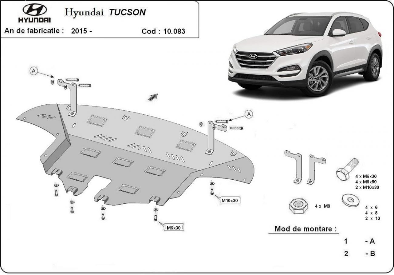 Engine skid plate Hyundai Tucson - 2