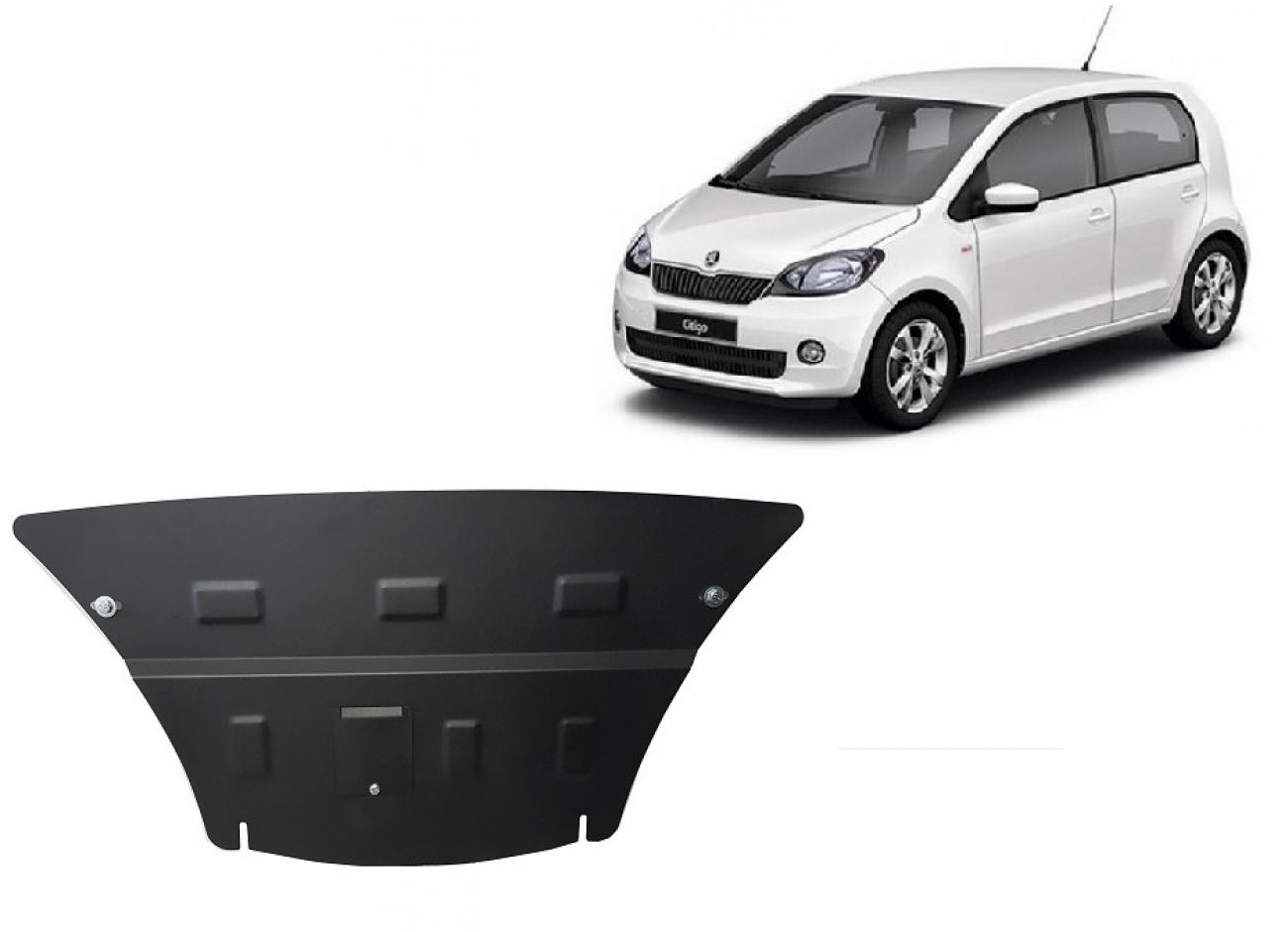 Engine and gearbox skid plate Skoda Citigo