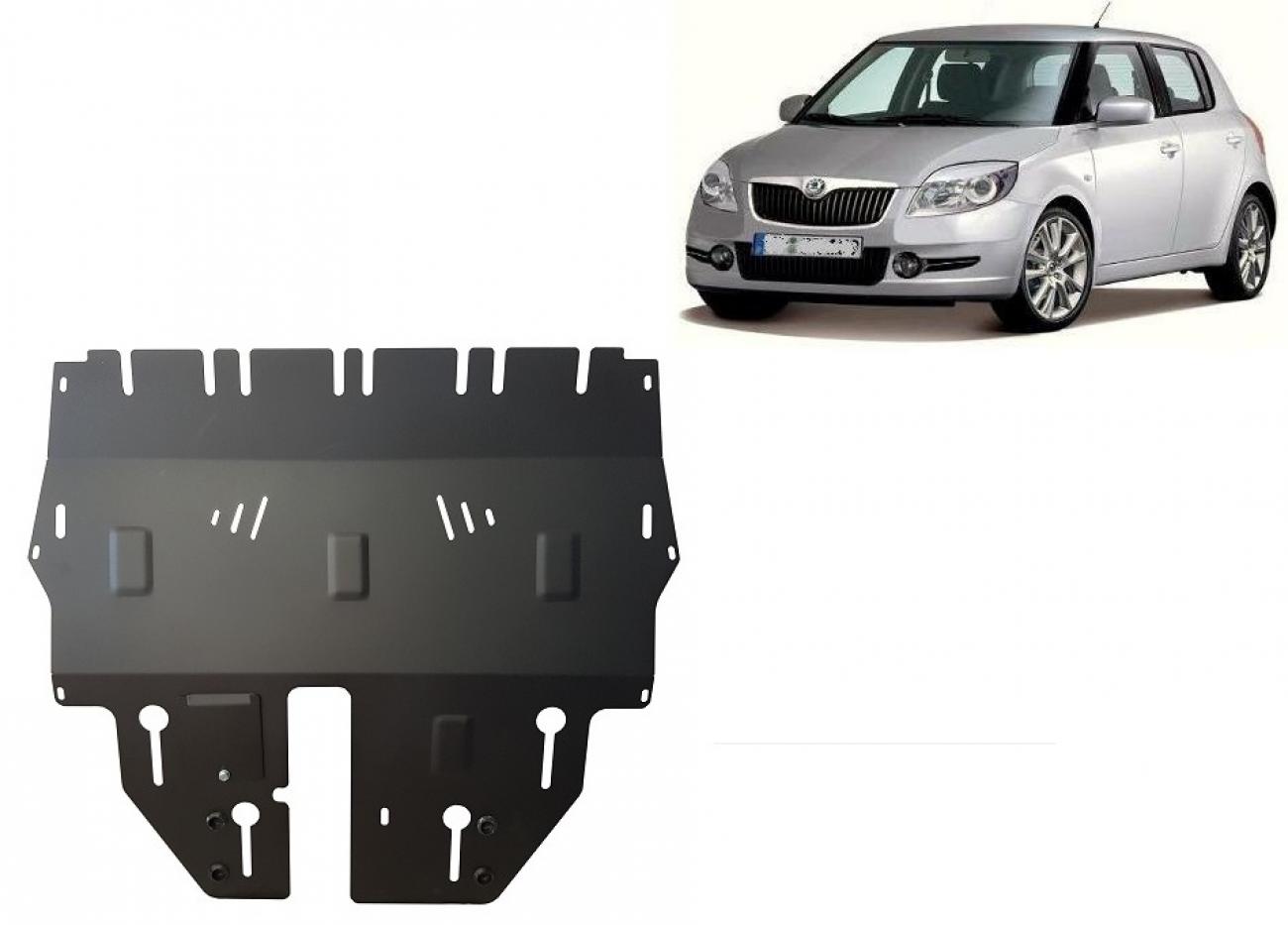 Engine skid plate Skoda Fabia 2 - Petrol