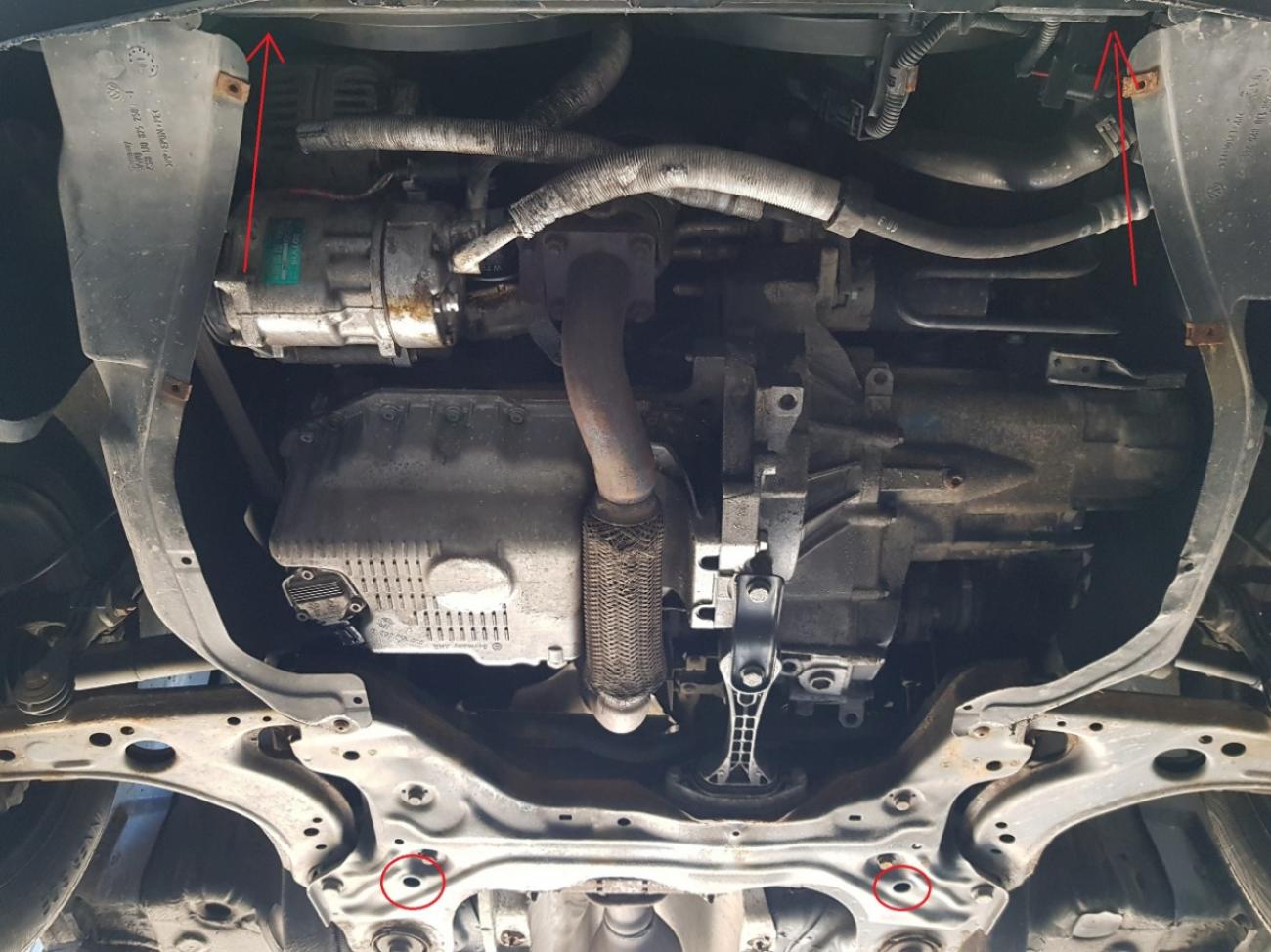 Engine skid plate Skoda Octavia Tour - 3