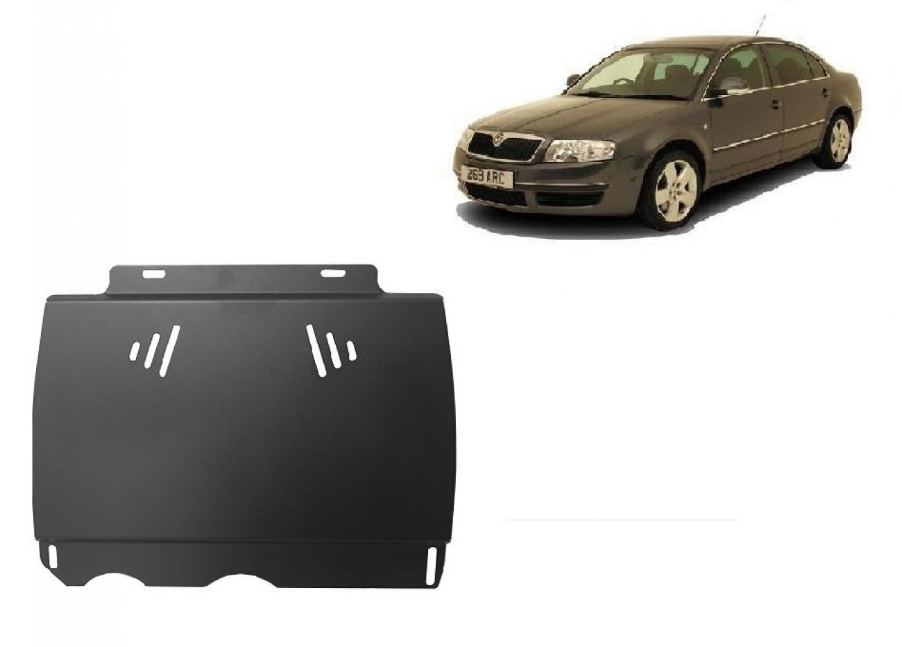 Gearbox skid plate for manual Skoda Superb