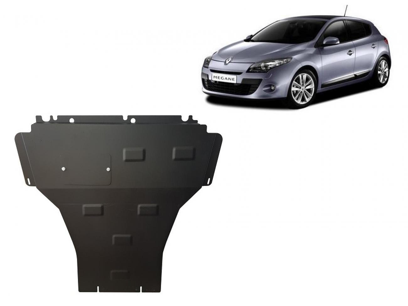 Engine and gearbox skid plate Renault Megane 3