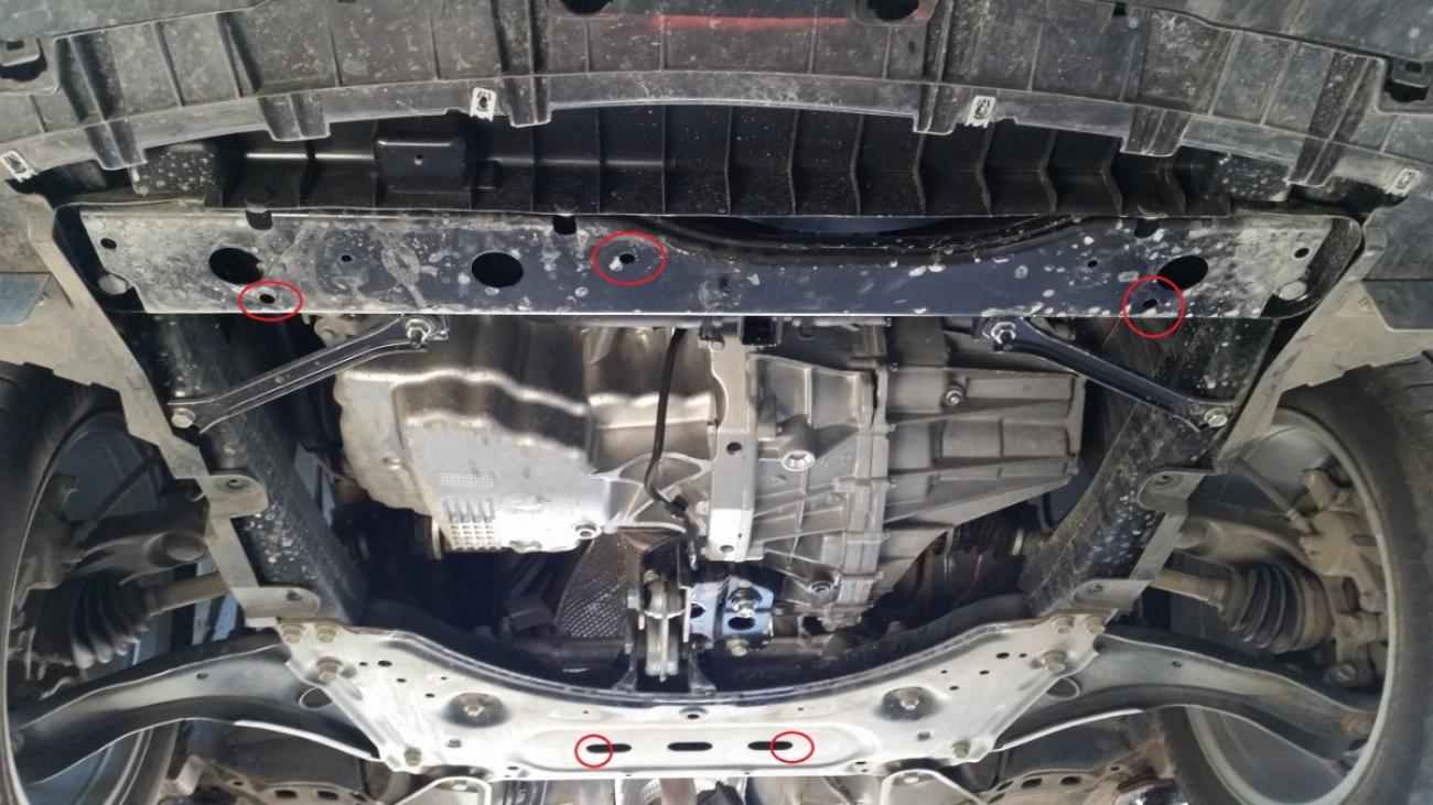 Engine skid plate Renault Kadjar dupa 2015 - 3