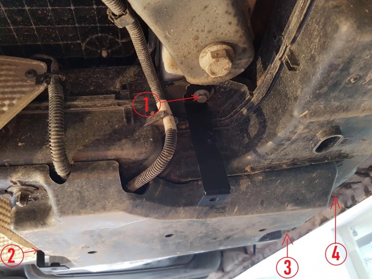 AdBlue tank skid plate Vw Crafter - 4