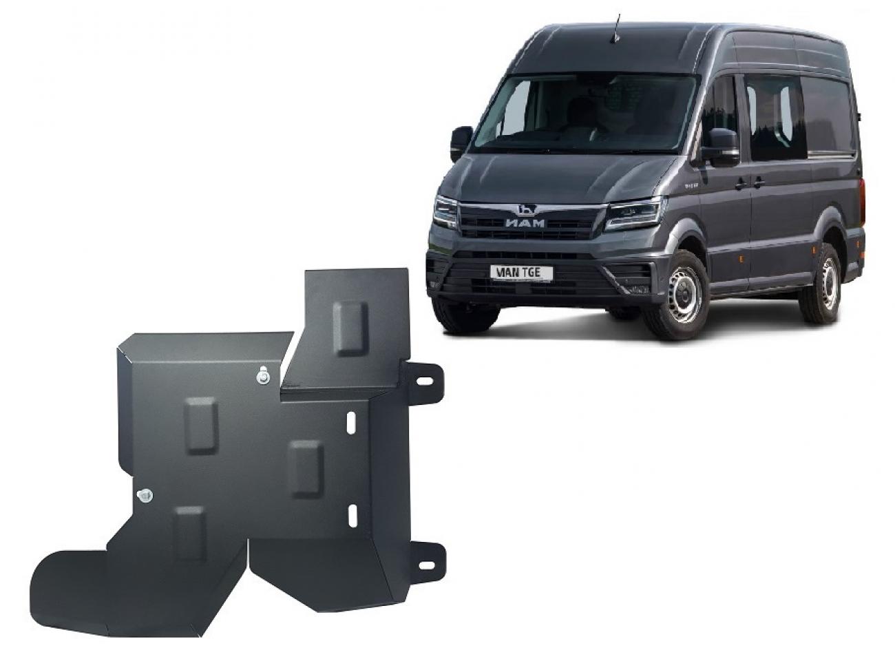 AdBlue tank skid plate Man TGE