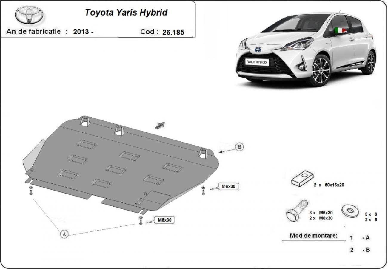 Engine skid plate Toyota Yaris Hybrid - 2