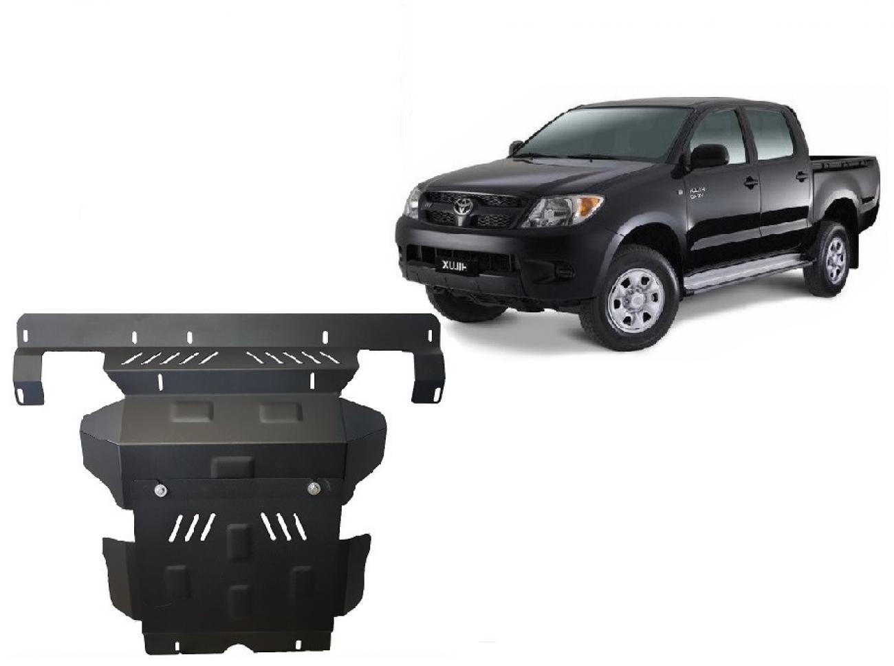 Engine and cooler skid plate Toyota Hilux