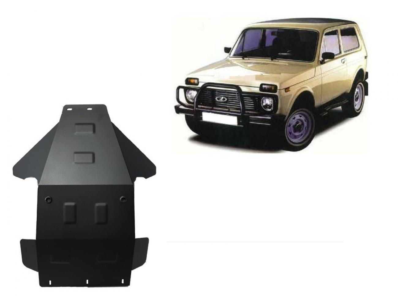 Engine skid plate Lada Niva