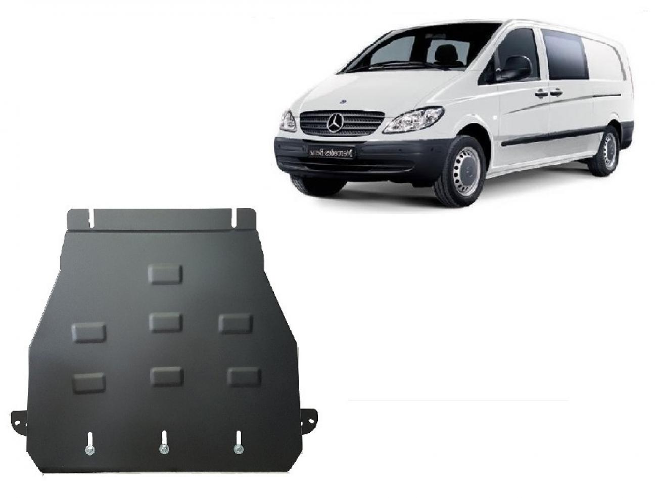 Gearbox skid plate Mercedes Vito W639 - 2.2 D 4x2