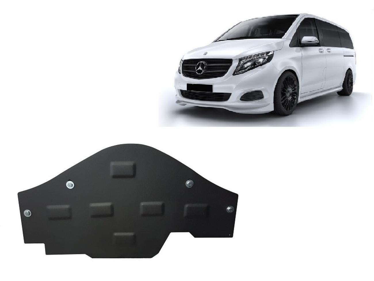 Stop&Go system skid plate Mercedes Viano W447, 4x2, 1.6 D