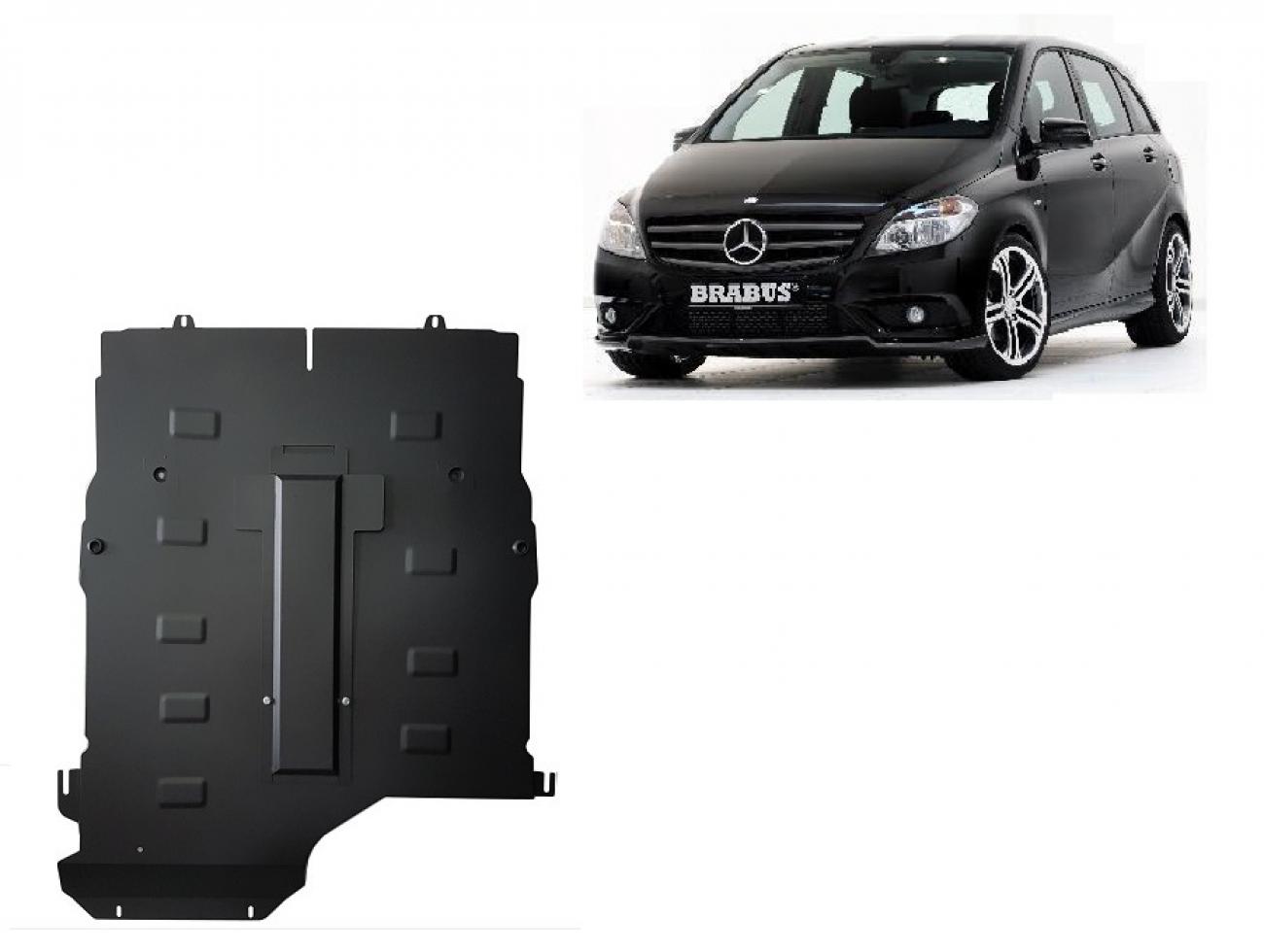 Engine and gearbox skid plate Mercedes B-Class