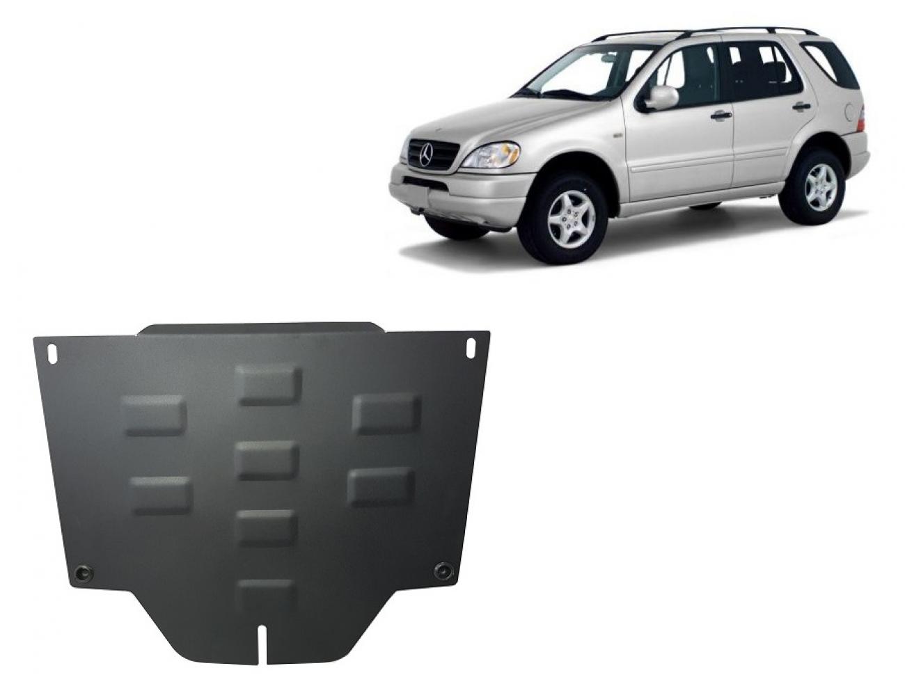 Rear differential skid plate Mercedes ML W163