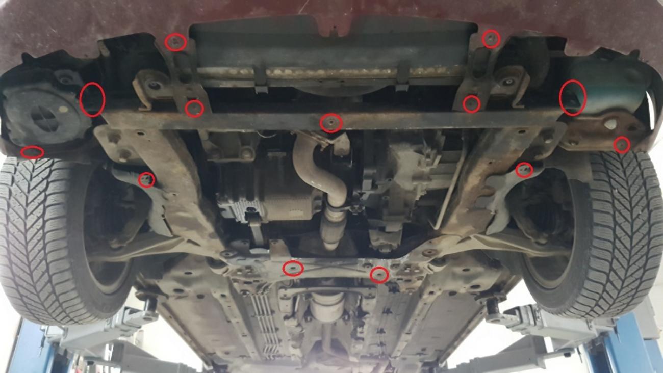 Engine skid plate Alfa Romeo 159 - 2