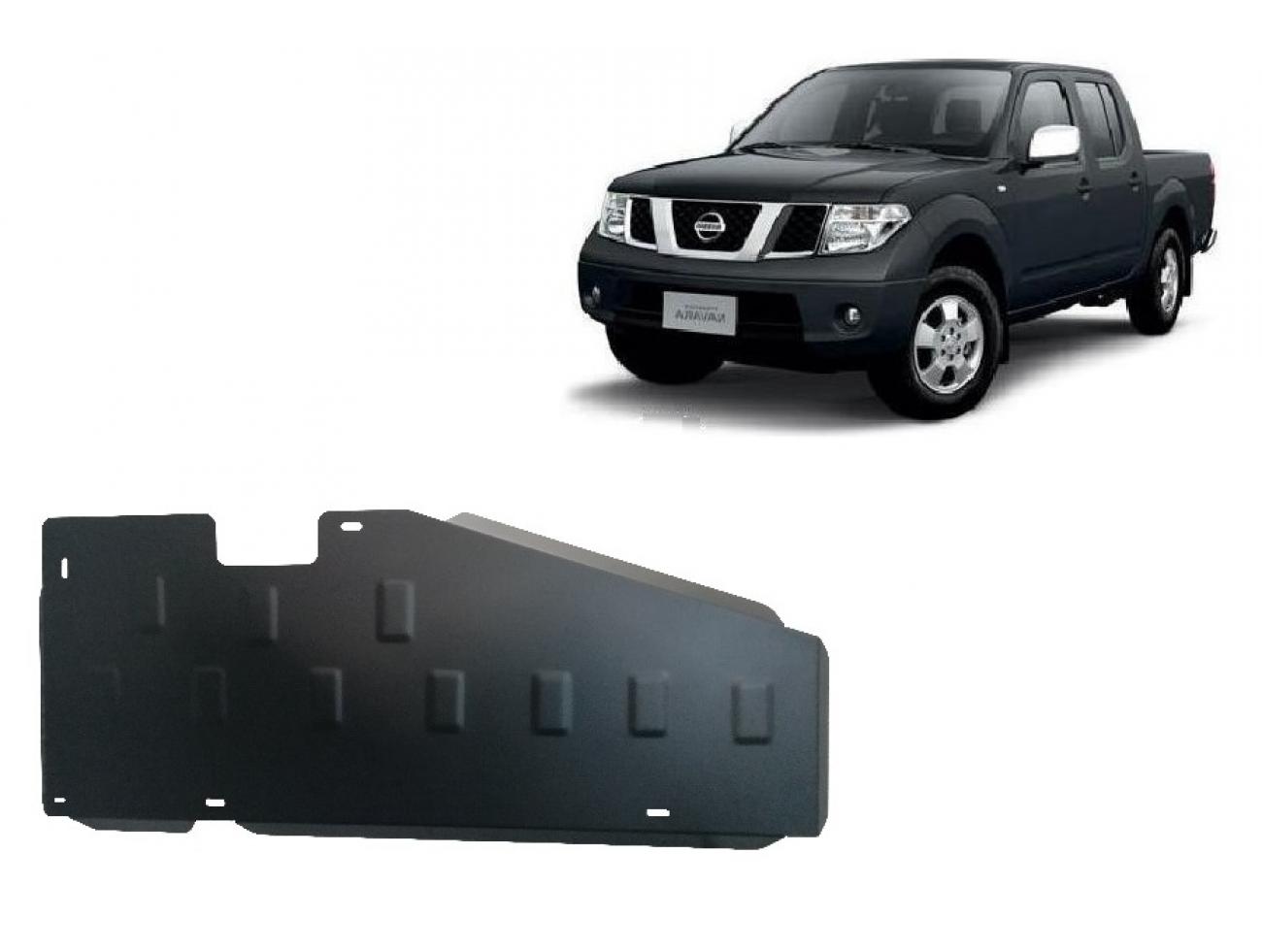 Fuel tank skid plate Nissan Navara D40