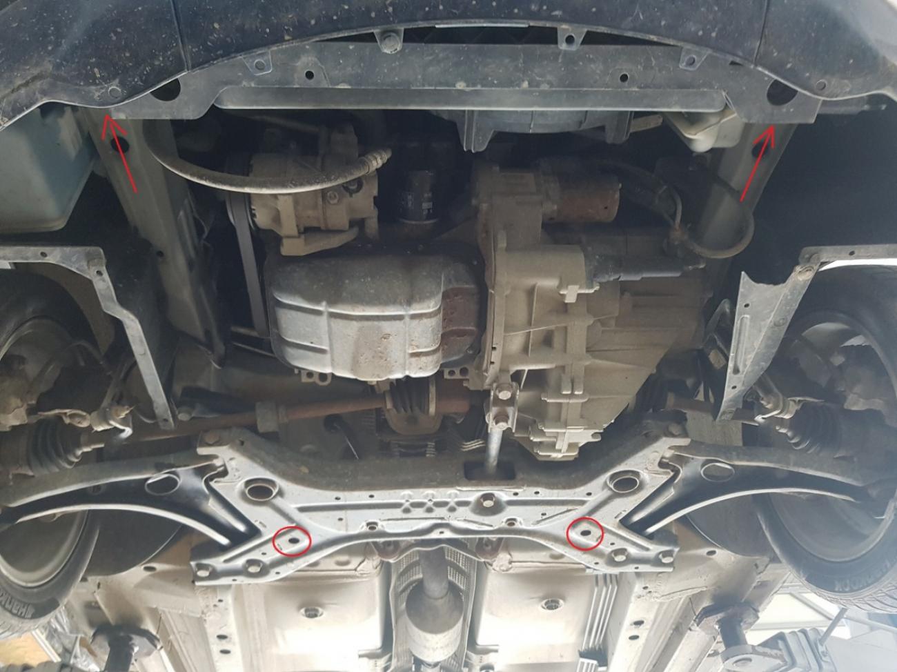Engine and gearbox skid plate Smart FourFour petrol - 3