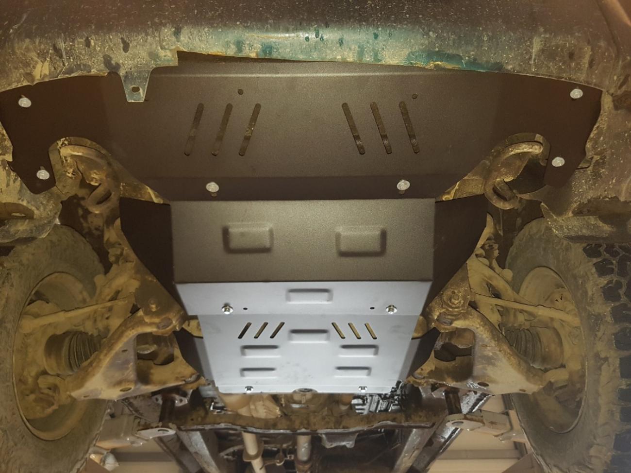 Engine and cooler skid plate Toyota Hilux - 4