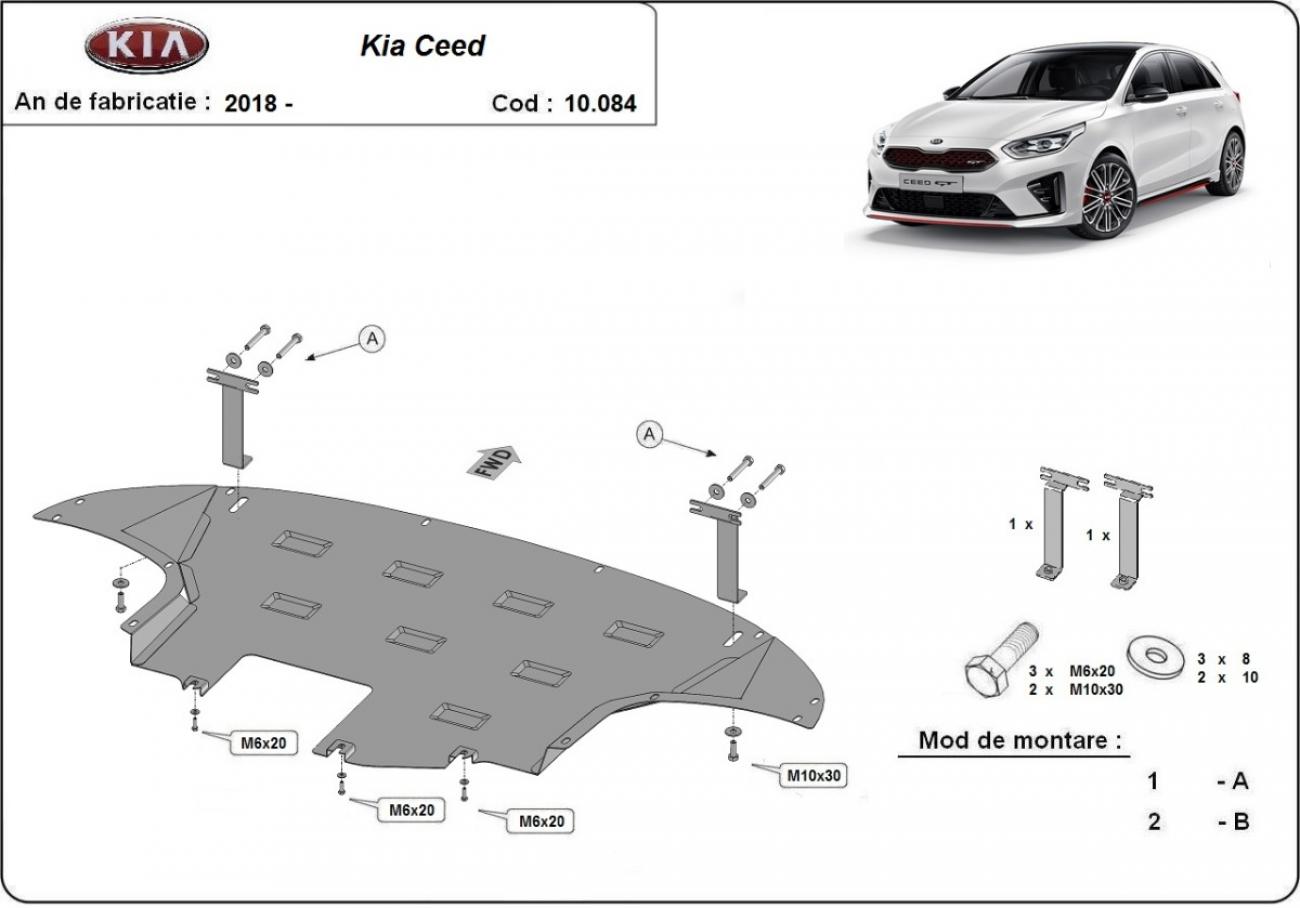 Engine skid plate Kia Ceed - 2